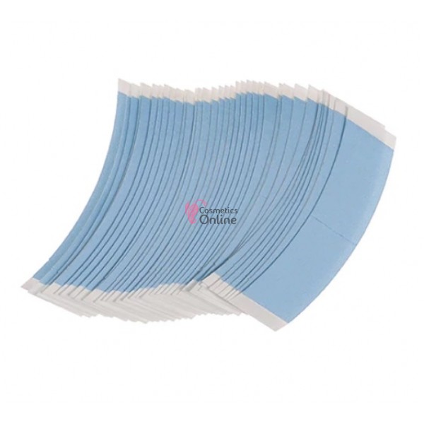 Banda fasii pentru extensii de par dublu adeziva Strong Tape FBD03,  set 12 bucati